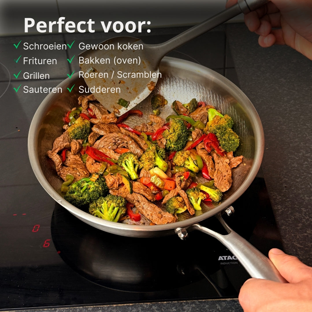 Titanium Gehamerde Pan Pro Duo Set