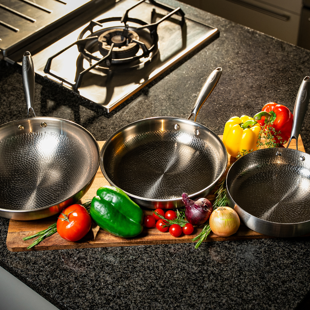 Titanium Gehamerde Kookgerei Set Pro