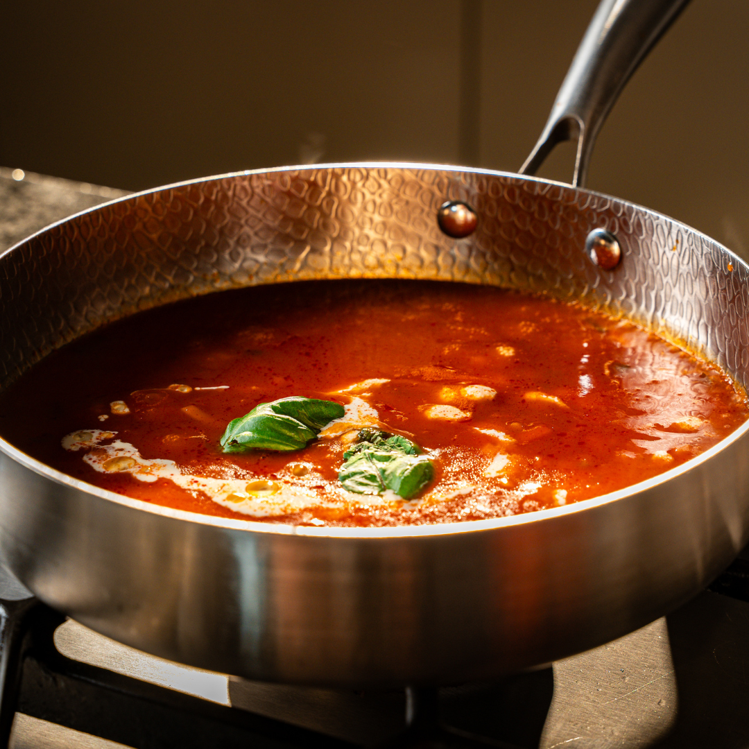 Titanium Gehamerde Pan Pro + GRATIS Gehamerde Diepe Pan Pro