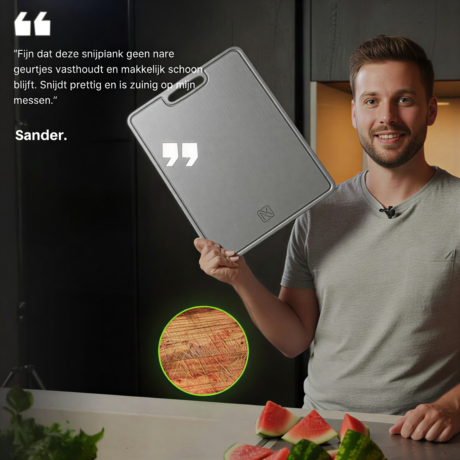 Titanium Snijplank V2