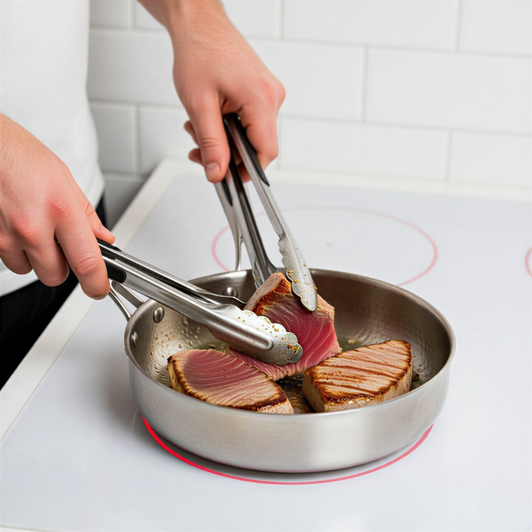 Titanium Gehamerde Diepe Pan Pro