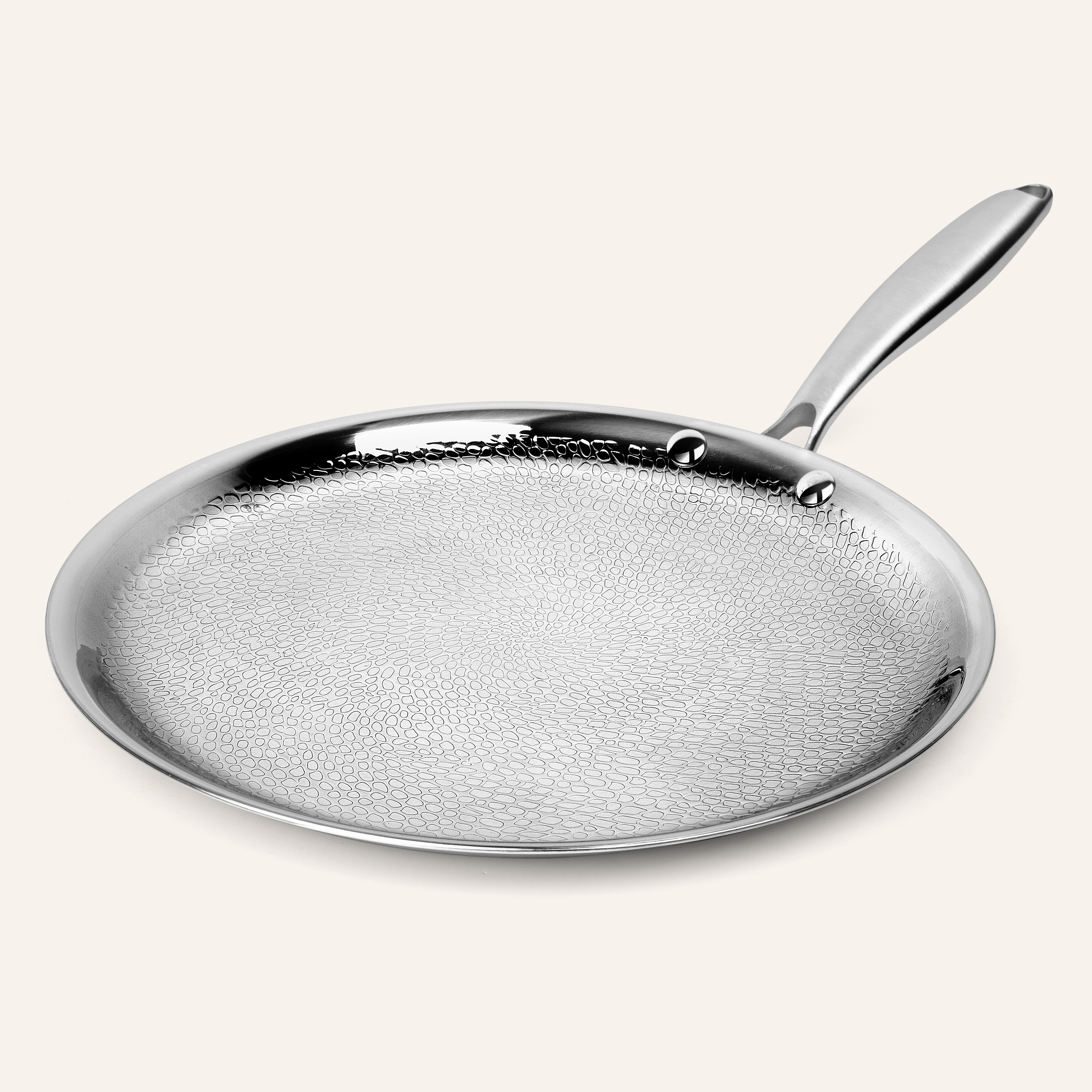 Titanium Gehamerde Crêpepan Pro