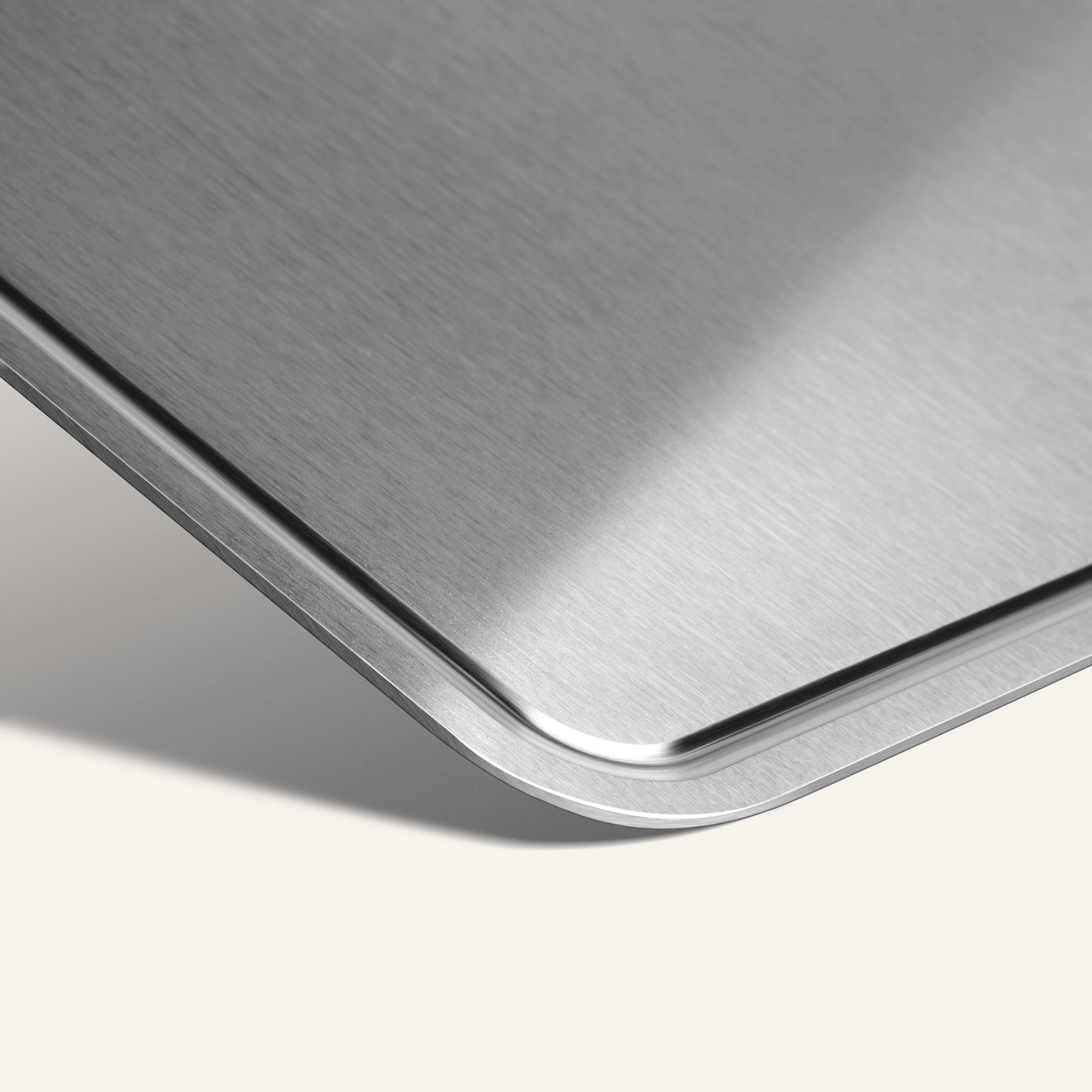 Titanium Gehamerde Pan Pro + GRATIS Titanium spatel & Titanium Snijplank V2