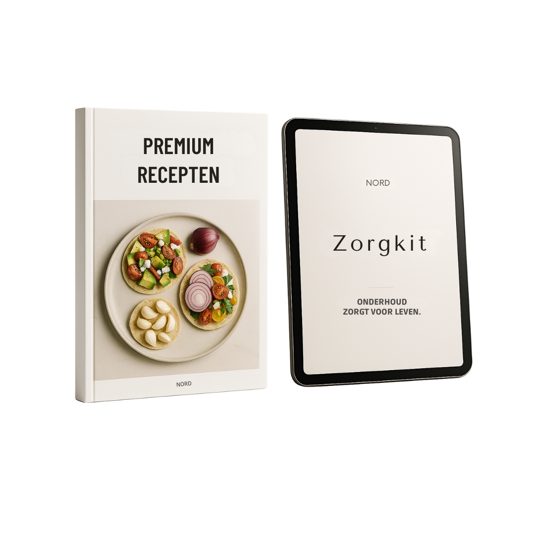 Gratis Cadeau Receptenboek + Nord Kitchen Zorgkit