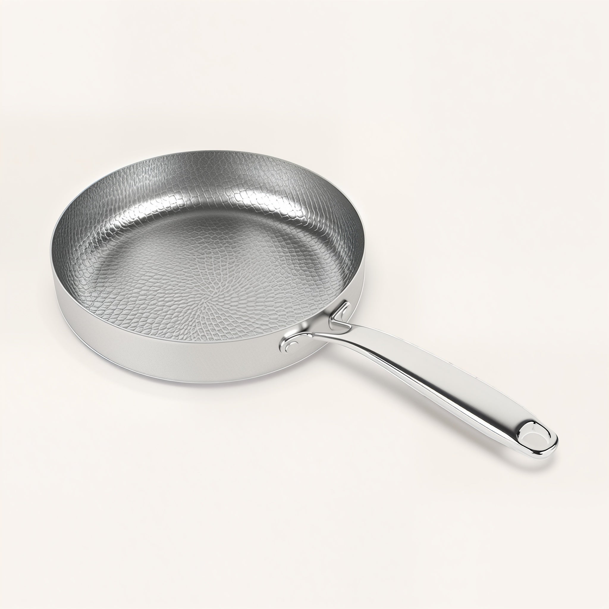 Titanium Gehamerde Diepe Pan Pro