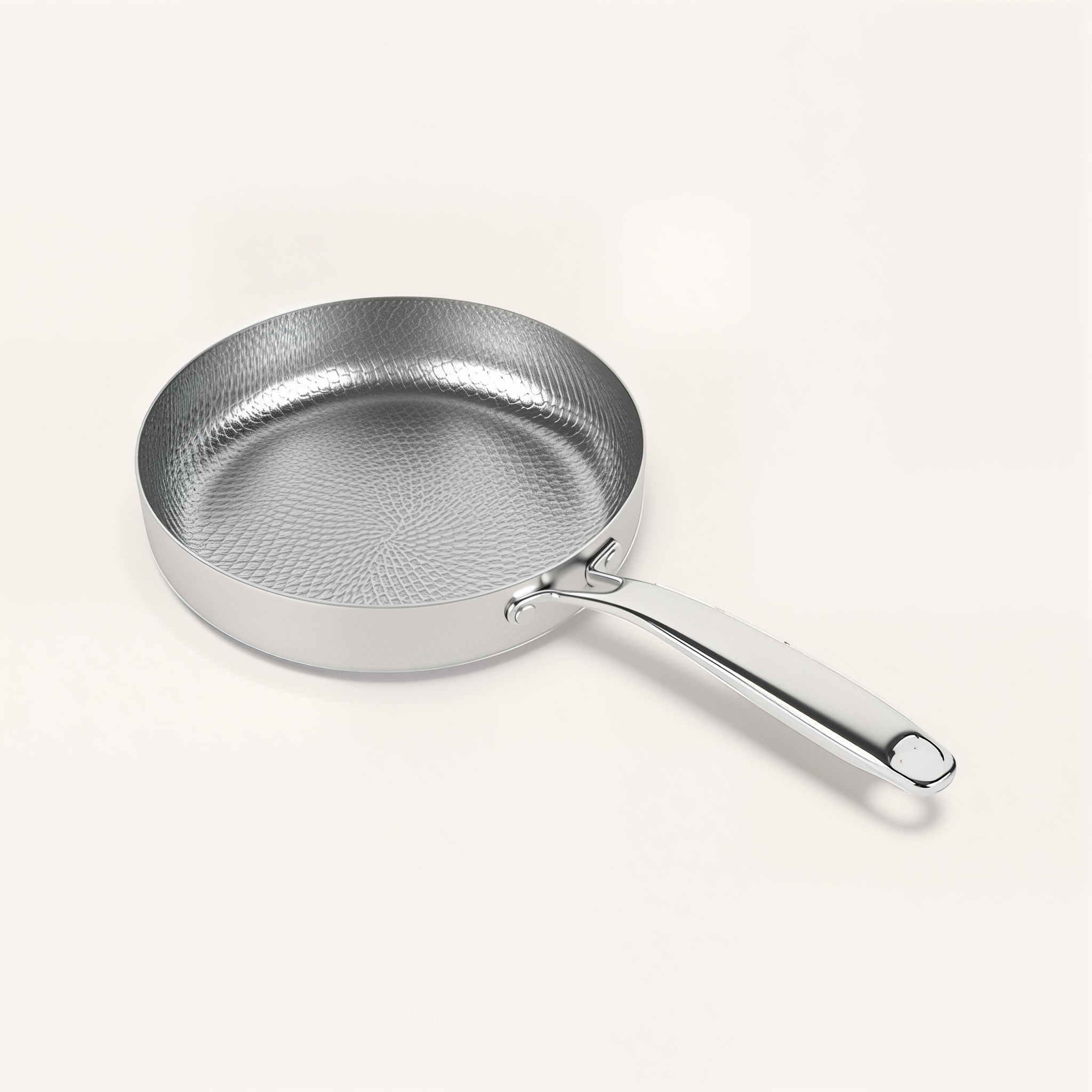 Titanium Gehamerde Diepe Pan Pro