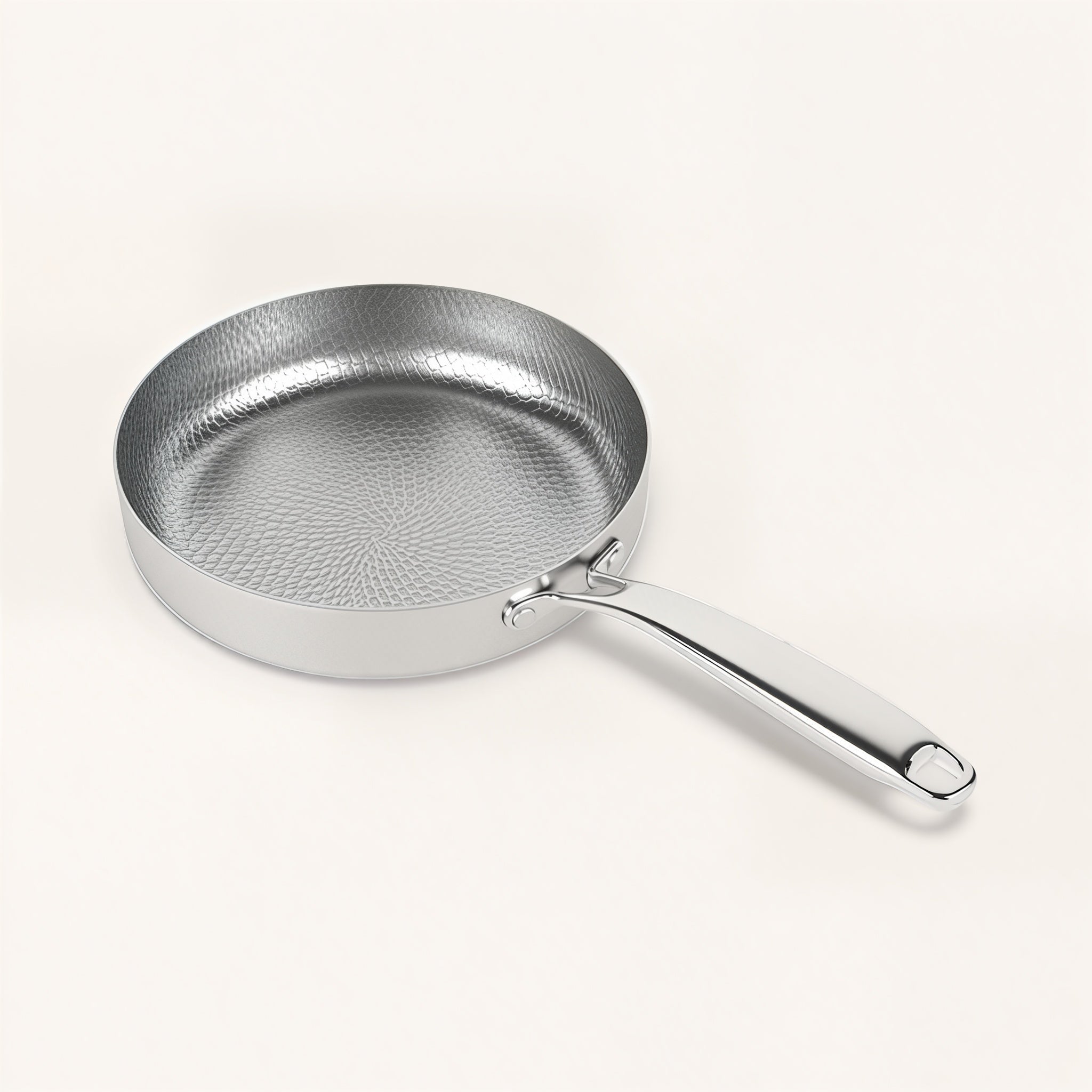 Titanium Gehamerde Diepe Pan Pro