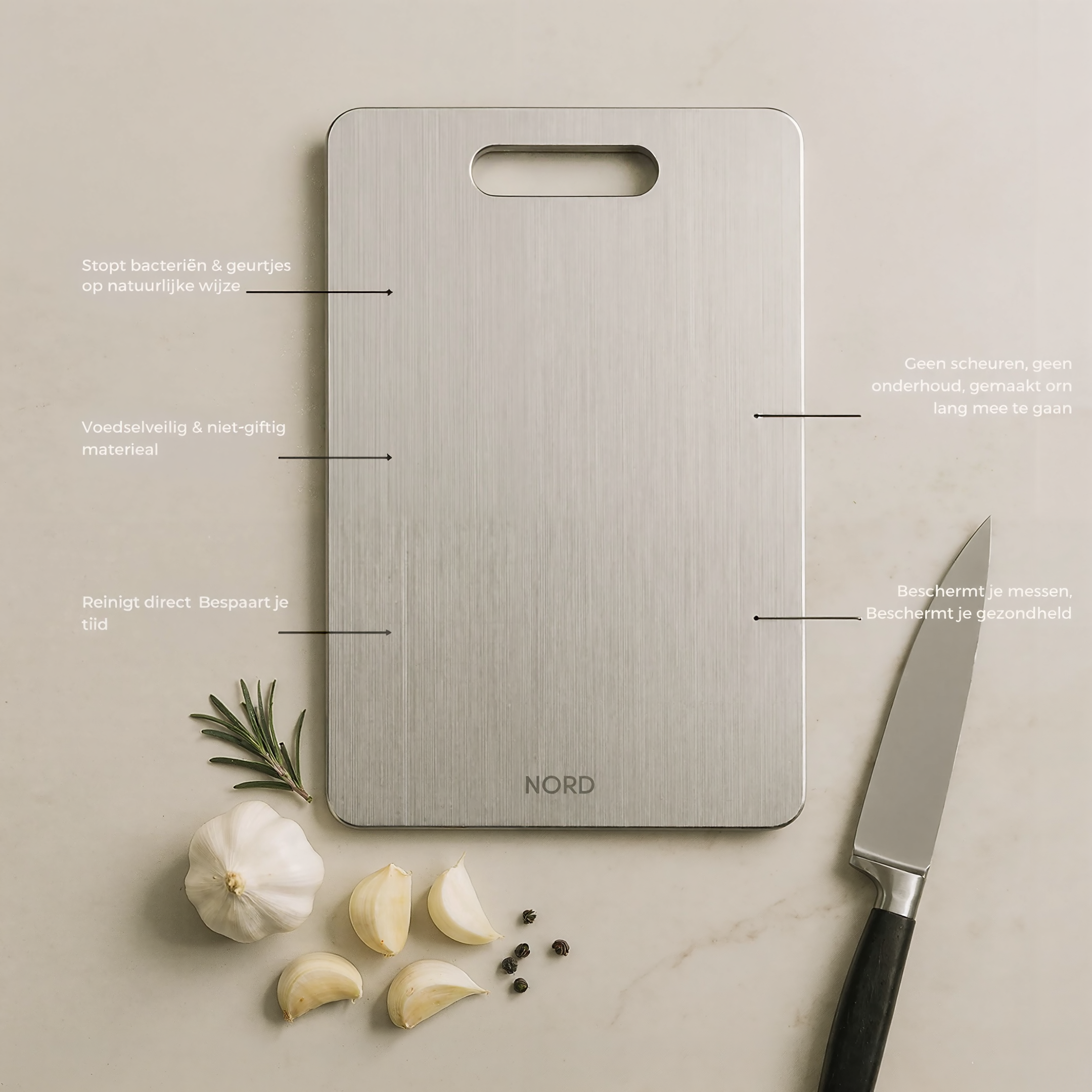 Titanium Snijplank V1